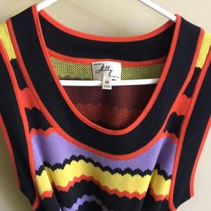 Milly of New York sleeveless sweater dress